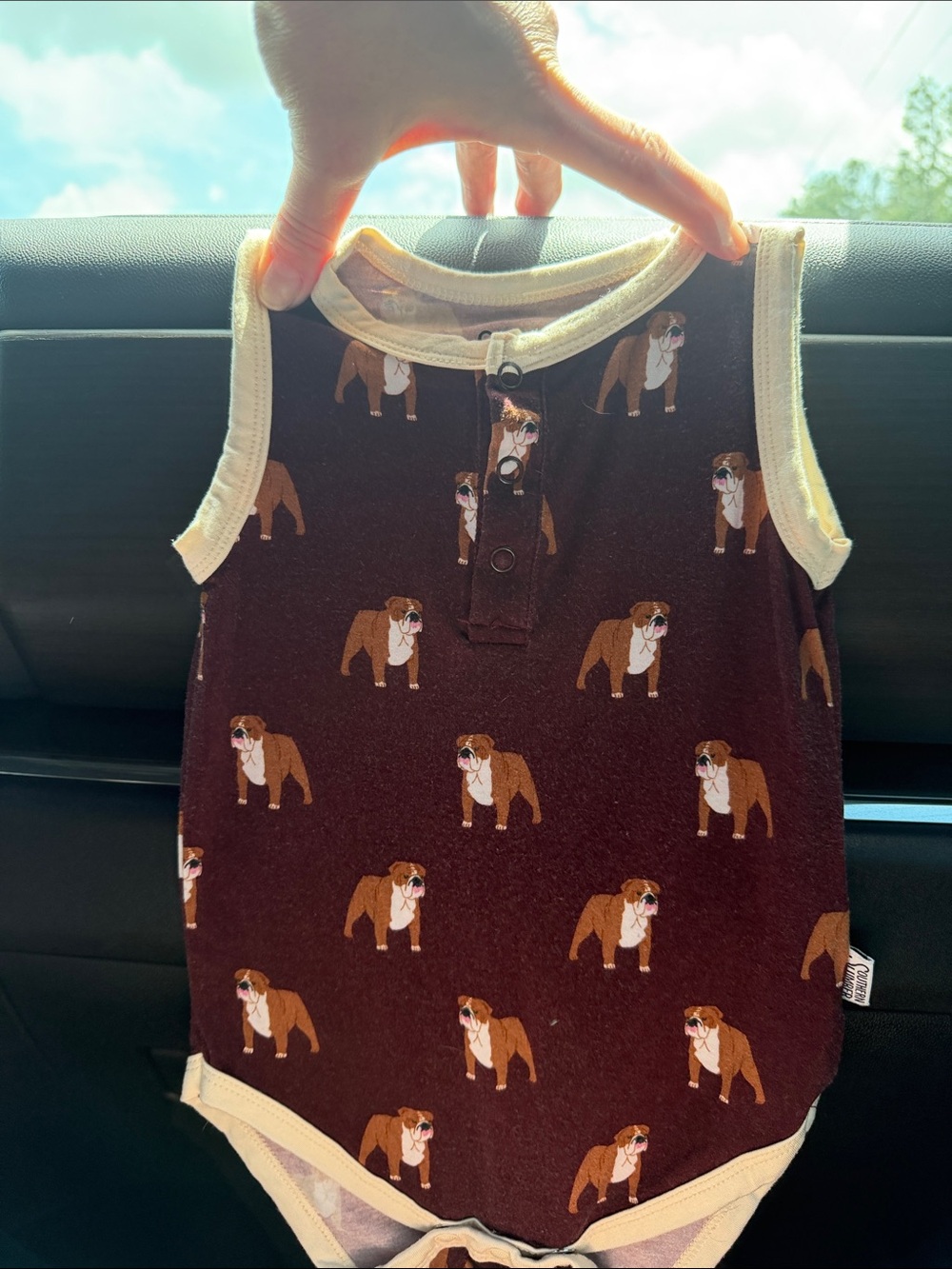Southern Slumber MSU bulldogs onsie 12-18 mos